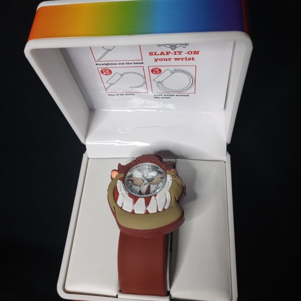 Warner Bros. Looney Tunes Taz Tasmanian Devil Slap It On Watch NEW NIB